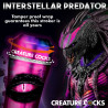 Creature Cocks Masturbateur Creature Predator Gris